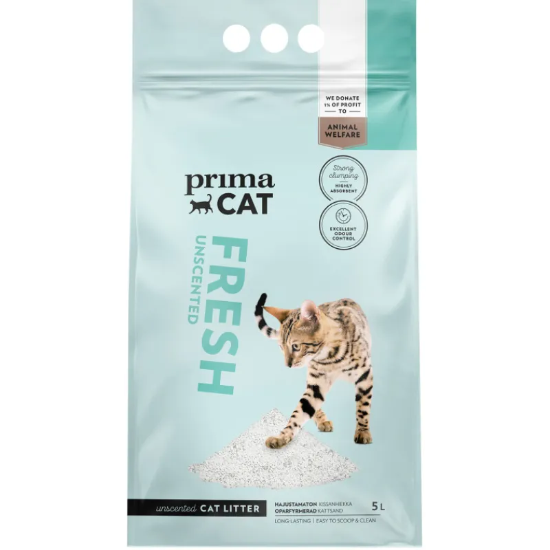 kissanhiekka-5-l-fresh-unscent-LYvxkAKA-0.webp Primacat Kissatarvikkeet^Kissanhiekka 5 L Fresh Unscented Valkoinen