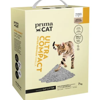 Primacat Kissatarvikkeet^Kissanhiekka 7 Kg Ultra Compact Vanilla