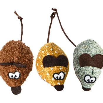 Jalo Kissatarvikkeet^Kissanlelu Hiirut 3 Kpl