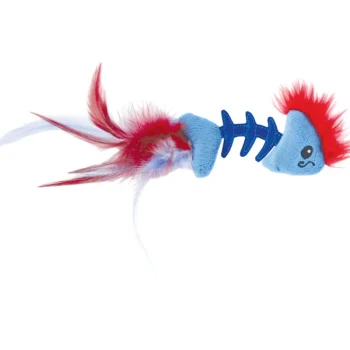 Petstages Kissatarvikkeet^Kissanlelu Feather Fish Bone