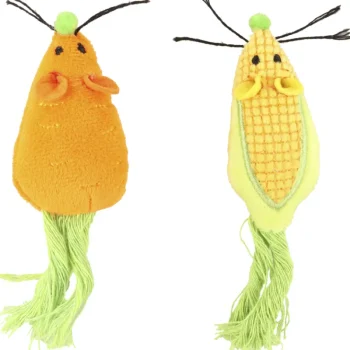 Real Cat Kissatarvikkeet^Kissanlelu 2 Kpl Farms Harvest Vegehiiret