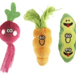 Real Cat Kissatarvikkeet^Kissanlelu 3 Kpl Farms Harvest Veget