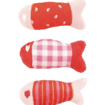 Real Cat Kissatarvikkeet^Kissanlelu 3 Kpl Kalat