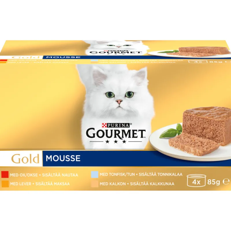 kissanruoka-4-x-85-g-mousselaj-jdjcIMgv-0.webp Gourmet Gold Kissanruoka^Kissanruoka 4 X 85 G Mousselajitelma