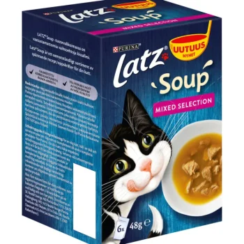 Latz Kissanruoka^Kissanruoka 6 X 48 G Soup Mixed Selection