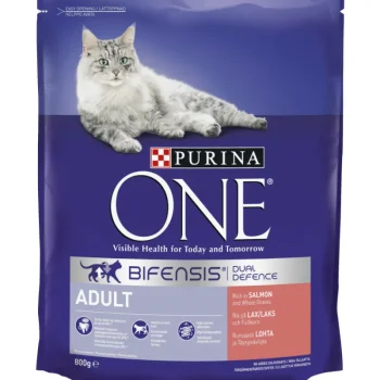 Purina One Kissanruoka^Kissanruoka 800 G Adult Lohi & Kokojyvävilja