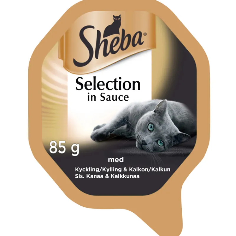 kissanruoka-85-g-selection-kan-hfbEHGzv-0.webp Sheba Kissanruoka^Kissanruoka 85 G Selection Kana & Kalkkuna Kastikkeessa