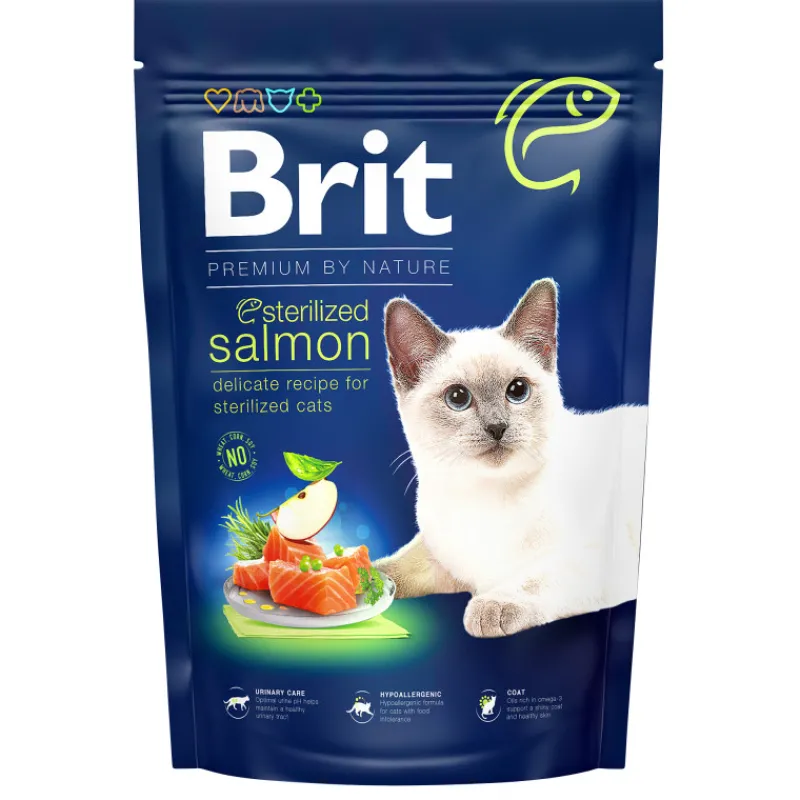 kissanruoka-brit-premium-15-kg-AMyoofaP-0.webp Brit Premium By Nature Kissanruoka^Kissanruoka Brit Premium 1,5 Kg Lohta Steriloiduille Kissoille