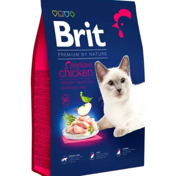 Brit Premium By Nature Kissanruoka^Kissanruoka Brit Premium 8 Kg Kanaa Steriloiduille Kissoille