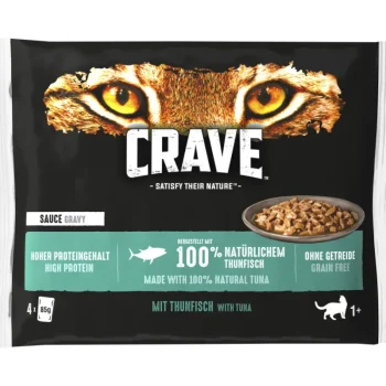 Crave Kissanruoka^Kissanruoka 4 X 85 G Tonnikala