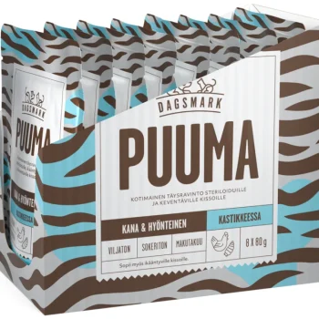Dagsmark Kissanruoka^Kissanruoka 8 X 80 G Puuma Kastikkeessa Leikatulle