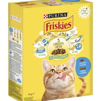 Friskies Kissanruoka^Kissanruoka 1 Kg Lohi-kasvis