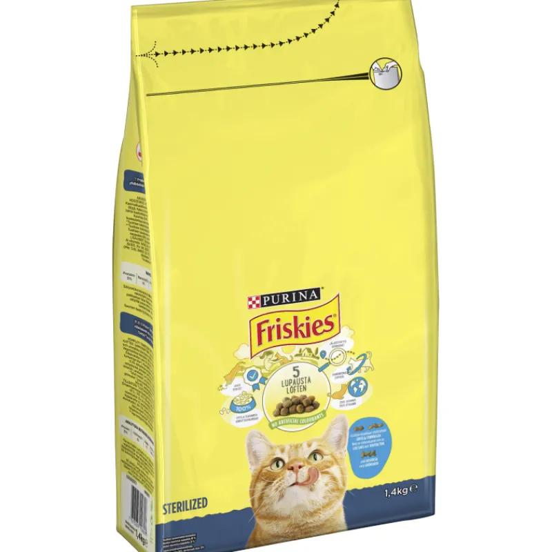 kissanruoka-friskies-14-kg-ste-BcTGagfs-0.webp Friskies Kissanruoka^Kissanruoka 1,4 Kg Sterilised Cats Lohta Ja Kasviksia