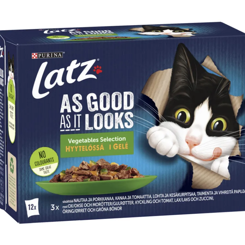 kissanruoka-latz-12-x-85-g-aga-FBTsDGAe-0.webp Latz Kissanruoka^Kissanruoka 12 X 85 G AGAIL Countryside Vihanneksilla Hyytelössä
