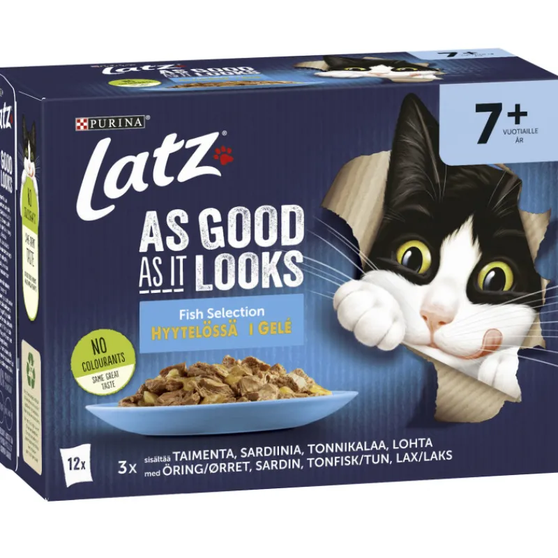 kissanruoka-latz-12-x-85-g-aga-hveVnXwc-0.webp Latz Kissanruoka^Kissanruoka 12 X 85 G AGAIL Senior Fish Hyytelössä