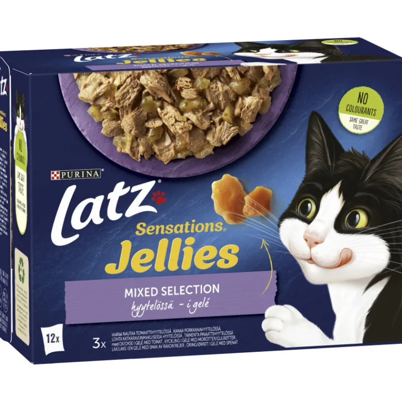 kissanruoka-latz-12-x-85-g-sen-eJjzKGxr-0.webp Latz Kissanruoka^Kissanruoka 12 X 85 G Sensations Jellies Mixed Lajitelma Hyytelössä