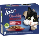 Latz Kissanruoka^Kissanruoka 12x85g Doubly Delicious Mixed