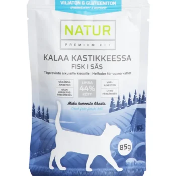 Natur Premium Pet Kissanruoka^Kissanruoka 85 G Kalaa Kastikkeessa