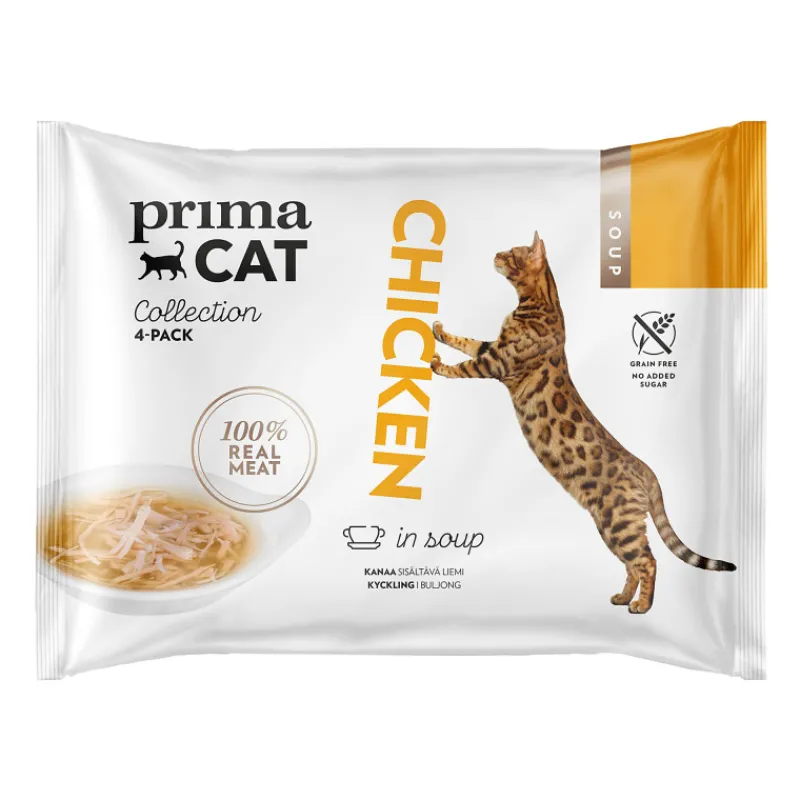 kissanruoka-primacat-4-x-40-g-naKdefdT-0.webp Primacat Kissanruoka^Kissanruoka 4 X 40 G Soup Kananlihaa Liemessä