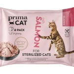 Primacat Kissanruoka^Kissanruoka 4 X 85 G Classic Lohta Kastikkeessa Steriloiduille Kissoille