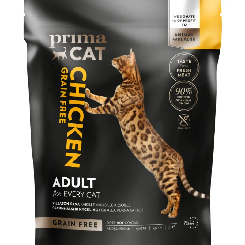 kissanruoka-primacat-400-g-vil-EpzUjucF-0.webp Primacat Kissanruoka^Kissanruoka 400 G Viljaton Kana Aikuisille Kissoille