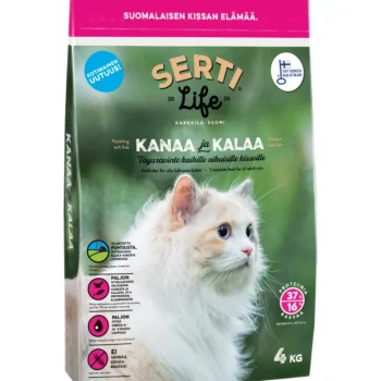 Serti Life Kissanruoka^Kissanruoka SertiLife 4 Kg Kana & Kala