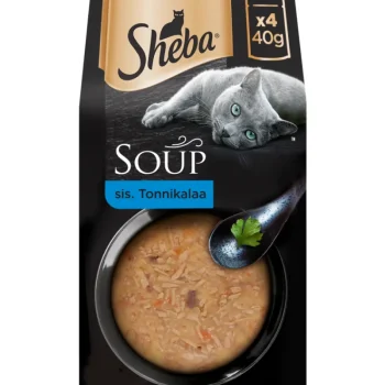 Sheba Kissanruoka^Kissanruoka 4 X 40 G Soup Tonnikala