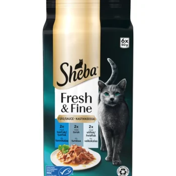 Sheba Kissanruoka^Kissanruoka 6 X 50 G Fresh & Fine Kalalajitelma Kastikkeessa