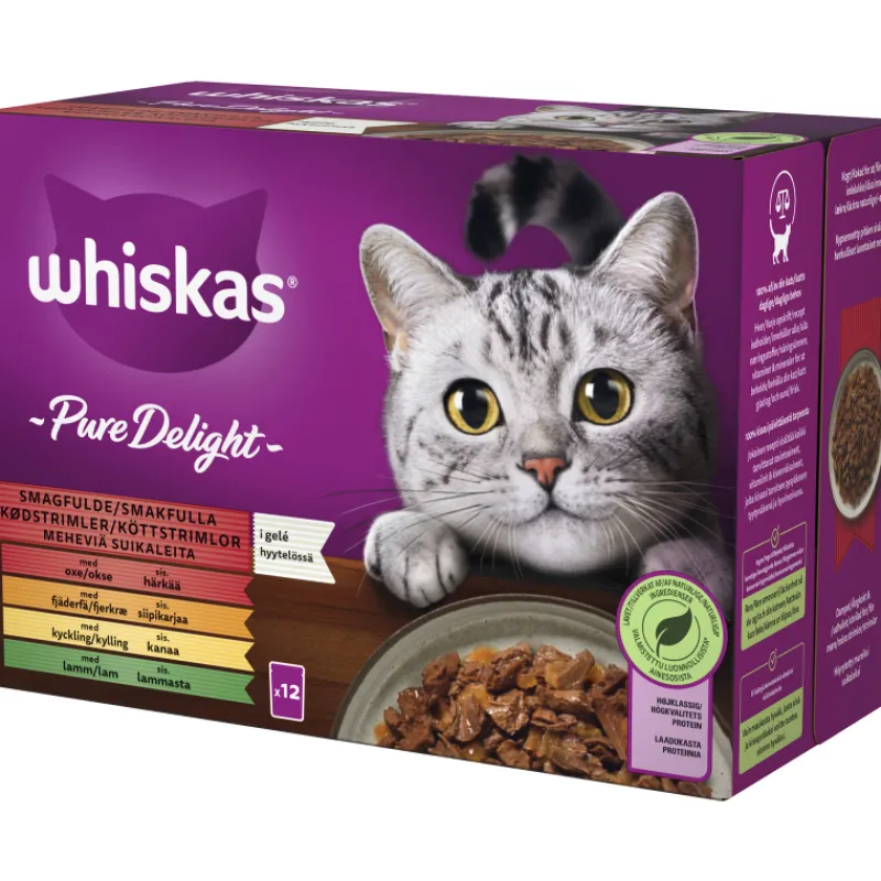 kissanruoka-whiskas-12-x-85-g-NCuKsCrh-0.webp Whiskas Kissanruoka^Kissanruoka 12 X 85 G 1+ Pure Delight Perinteiset Ateriat Hyytelössä