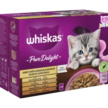 Whiskas Kissanruoka^Kissanruoka 12 X 85 G Junior Pure Delight Siipikarjaherkut