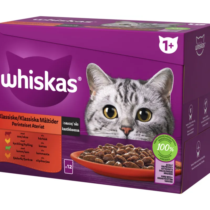 kissanruoka-whiskas-12-x-85-g-qGZNLhig-0.webp Whiskas Kissanruoka^Kissanruoka 12 X 85 G 1+ Perinteiset Ateriat Kastikkeessa