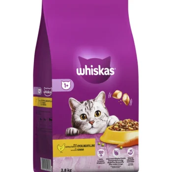 Whiskas Kissanruoka^Kissanruoka 3,8 Kg 1+ Kanaa