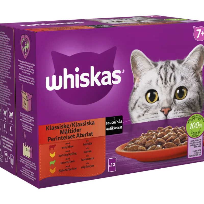 kissanruoka-whiskas-7-12-x-85-LndoKSCr-0.webp Whiskas Kissanruoka^Kissanruoka 7+ 12 X 85 G Perinteiset Ateriat Kastikkeessa
