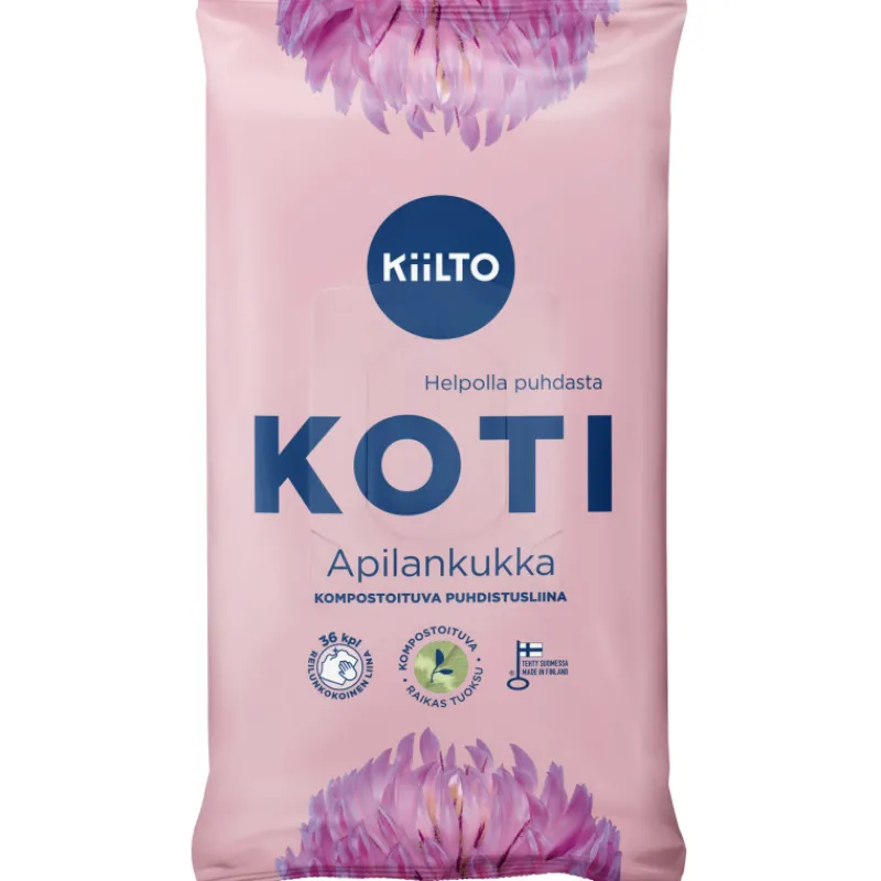 kodinpuhdistusliina-kiilto-36-rmWVadVI-0.webp Kiilto Kodin Puhdistusaineet Ja Ilmanraikastimet^Kodinpuhdistusliina 36 Kpl Apilankukka