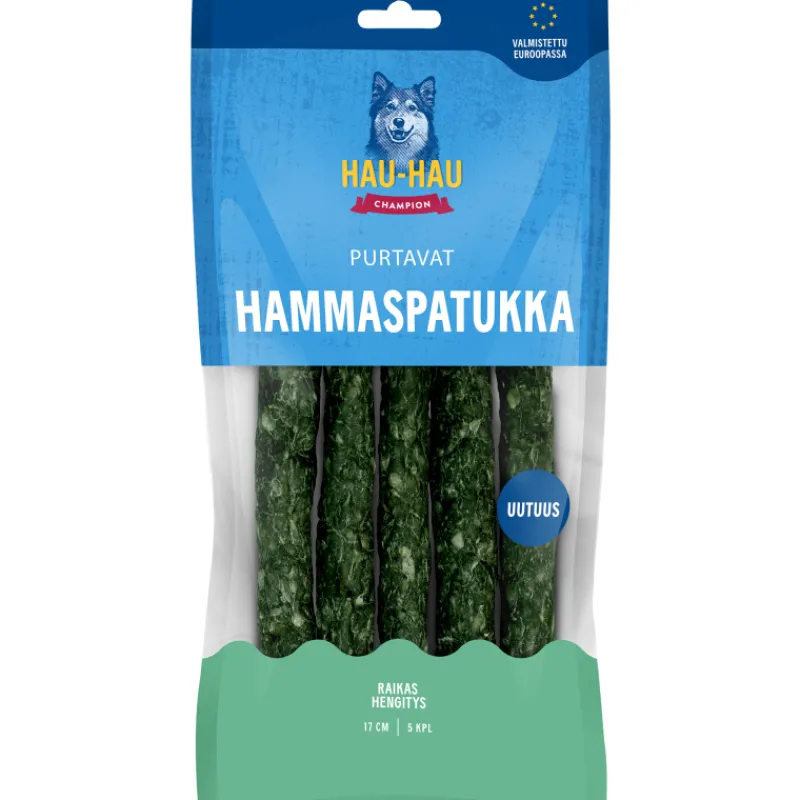 koiran-hammaspatukka-hau-hau-5-GbrFzlfx-0.webp Hau Hau Champion Koiranruoka^Koiran Hammaspatukka Hau-Hau 5 Kpl 200 G Purtavat