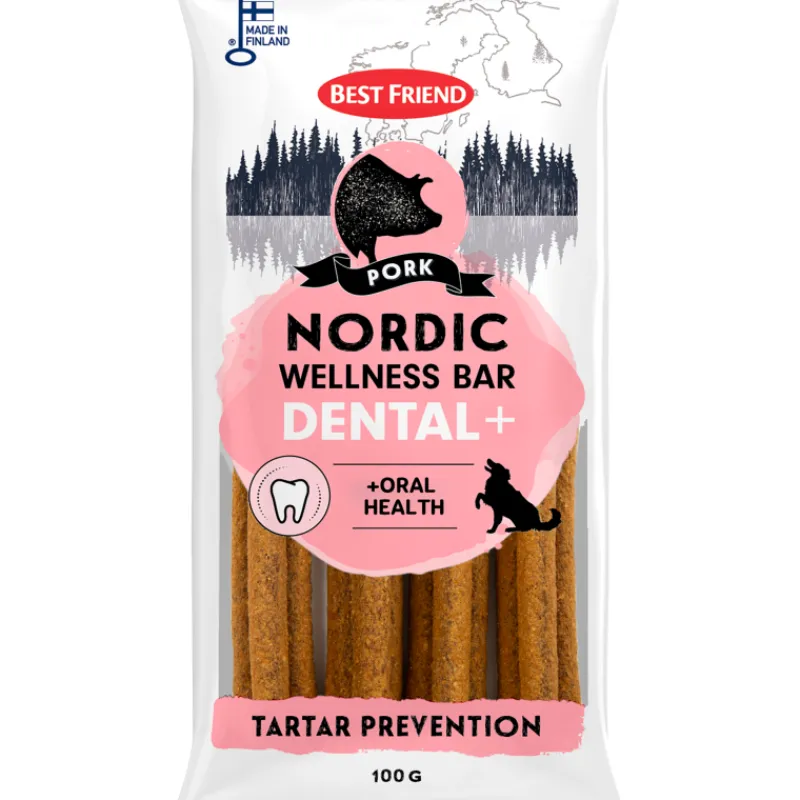 koiran-herkku-best-friend-100-mjSlPOiC-0.webp Best Friend Koiranruoka^Koiran Herkku 100 G Nordic Wellness Bar Dental+ Possu