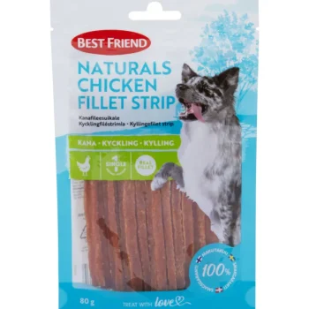 Best Friend Koiranruoka^Koiran Herkku 80 G Naturals Kanafileesuikale
