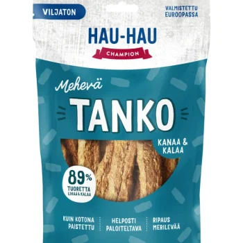 Hau Hau Champion Koiranruoka^Koiran Herkku Hau-Hau 140 G Mehevä Tanko Kanaa & Kalaa