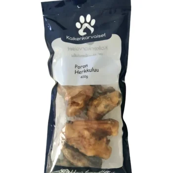 Kaikenkarvaiset Koiranruoka^Koiran Herkku 400 G Poron Herkkuluu