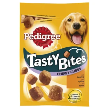Pedigree Koiranruoka^Koiran Makupala 130 G Tasty Bites Chewy Cubes Kana