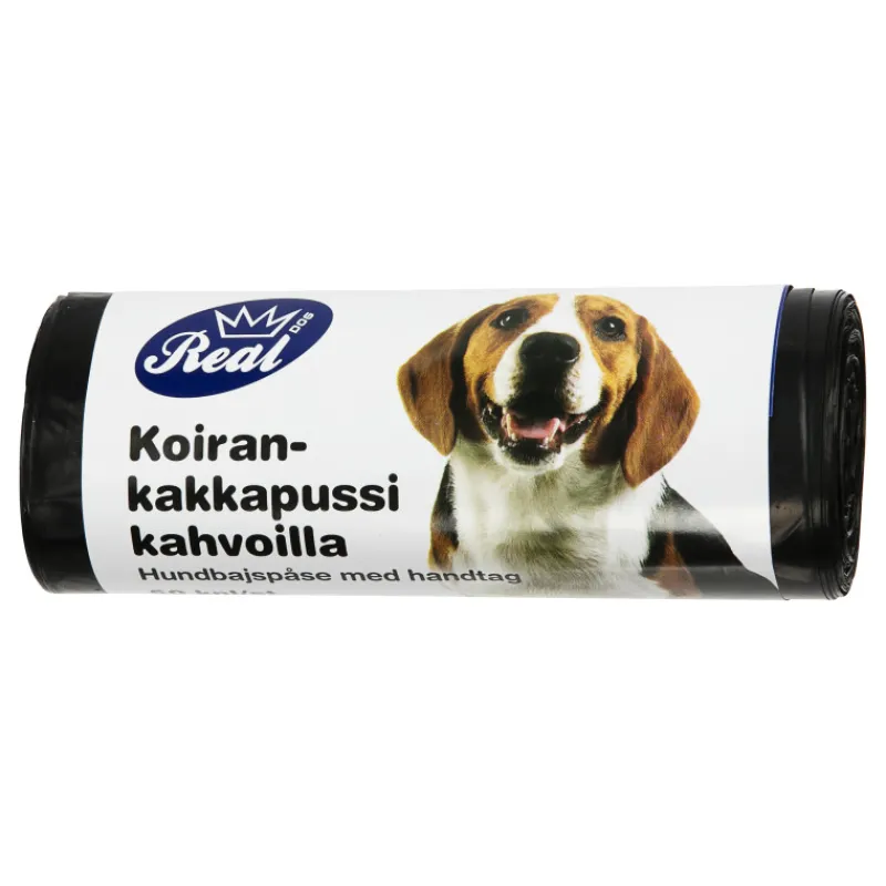 koirankakkapussi-real-dog-50-k-WrnsrEDN-0.webp Real Dog Koiratarvikkeet^Koirankakkapussi 50 Kpl Kahvoilla