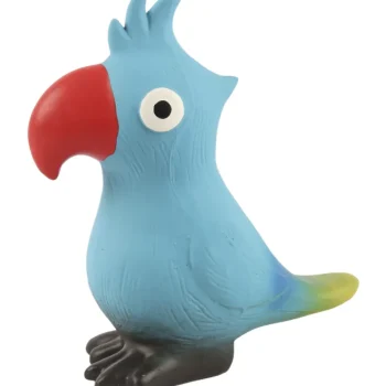 Real Dog Koiratarvikkeet^Koiranlelu PoolParty Lateksipapukaija Sininen