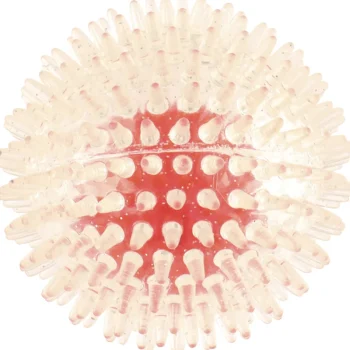 Real Dog Koiratarvikkeet^Koiranlelu X-mas Piikkipallo LED-valolla