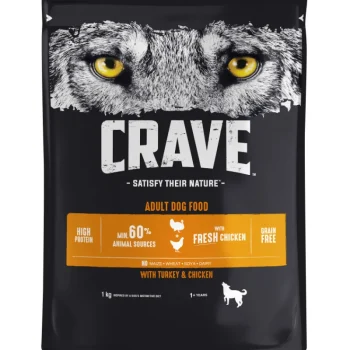 Crave Koiranruoka^Koiranruoka 1 Kg Kalkkuna-kana