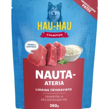 Hau Hau Champion Koiranruoka^Koiranruoka 260 G Liha-ateria, Annospussi