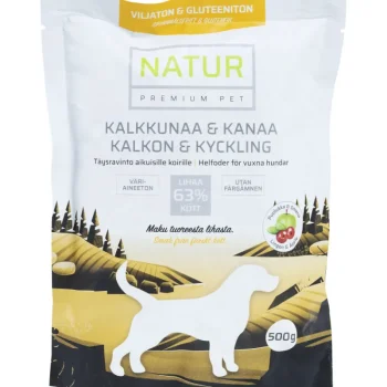 Natur Premium Pet Koiranruoka^Koiranruoka-ateria 500 G Kana-kalkkuna