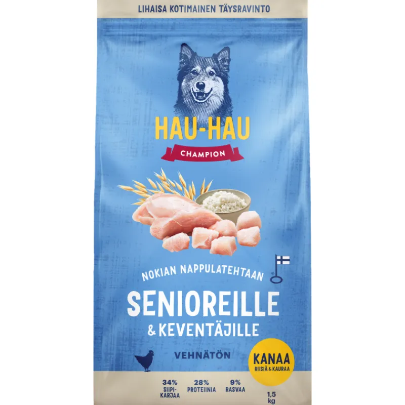 koiranruoka-hau-hau-champion-1-IehcaVUK-0.webp Hau Hau Champion Koiranruoka^Koiranruoka Hau-Hau Champion 1,5 Kg Senioreille & Keventäjille Kana