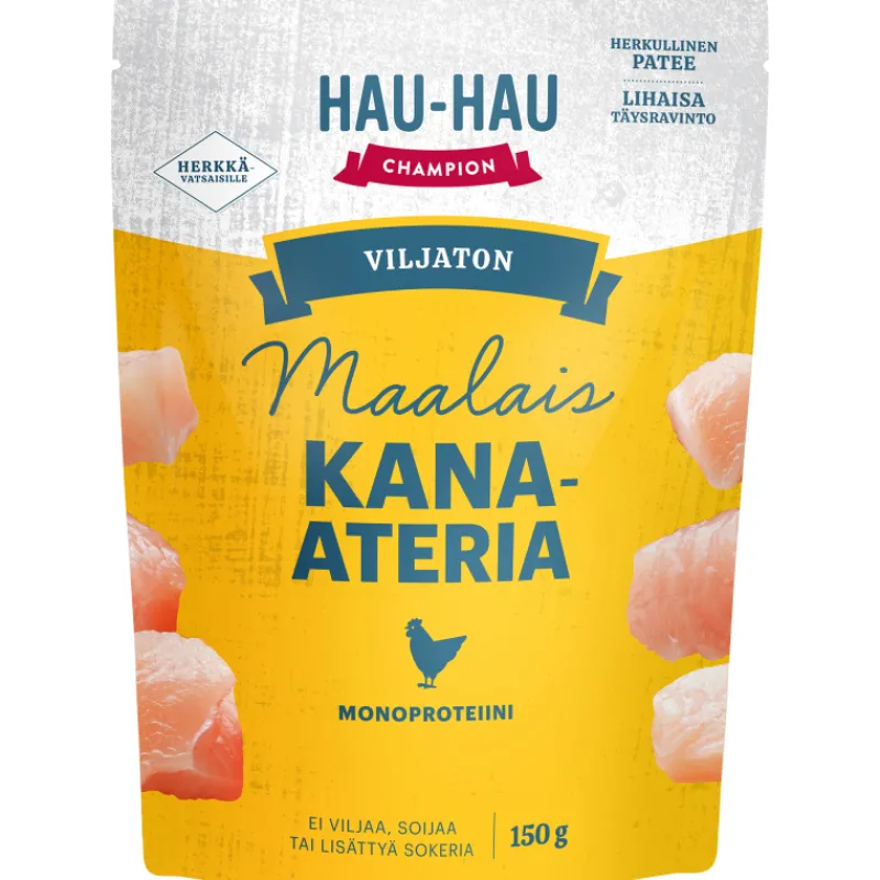 koiranruoka-hau-hau-champion-1-wZDDJCxM-0.webp Hau Hau Champion Koiranruoka^Koiranruoka Hau-Hau Champion 150 G Kana Viljaton