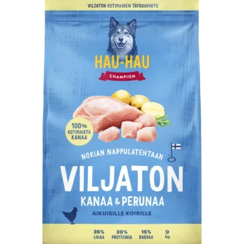 Hau Hau Champion Koiranruoka^Koiranruoka Hau-Hau Champion 9 Kg Viljaton Kanaa Ja Perunaa