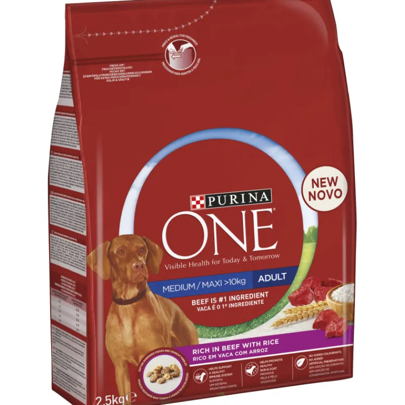 koiranruoka-purina-one-25-kg-m-rfqtxnzJ-0.webp Purina One Koiranruoka^Koiranruoka 2,5 Kg Medium / Maxi Adult Nauta & Riisi